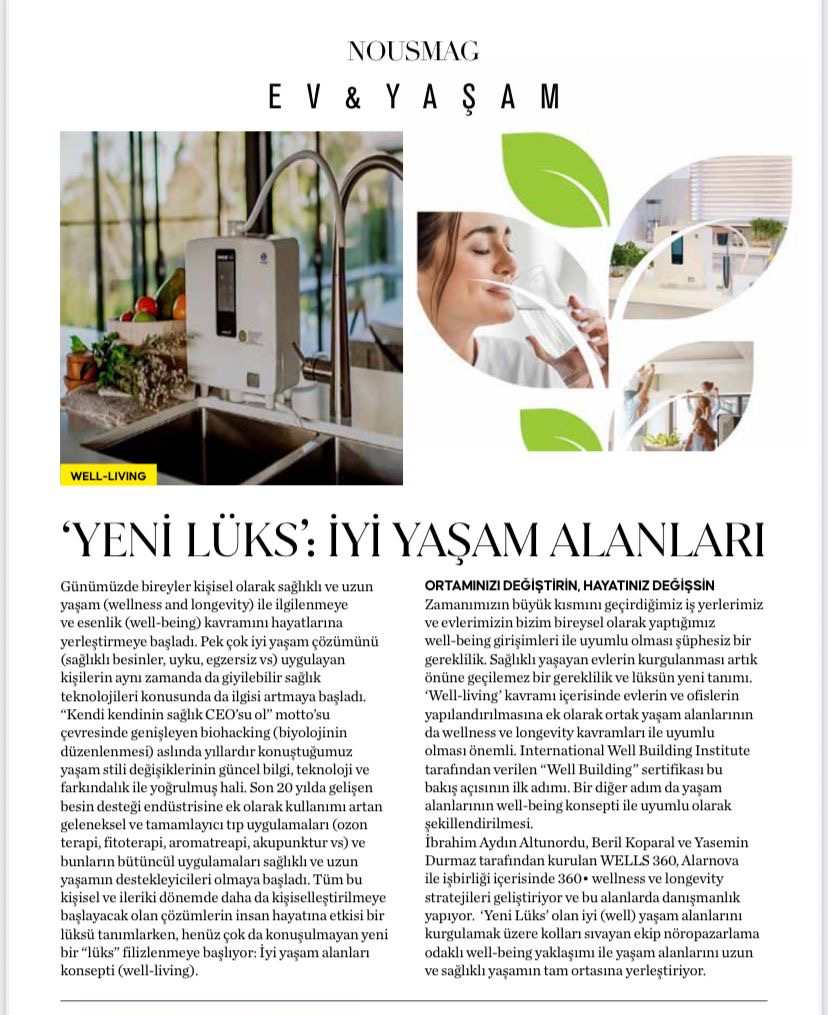NOUSMAG — Yeni Lüks: İyi Yaşam Alanları